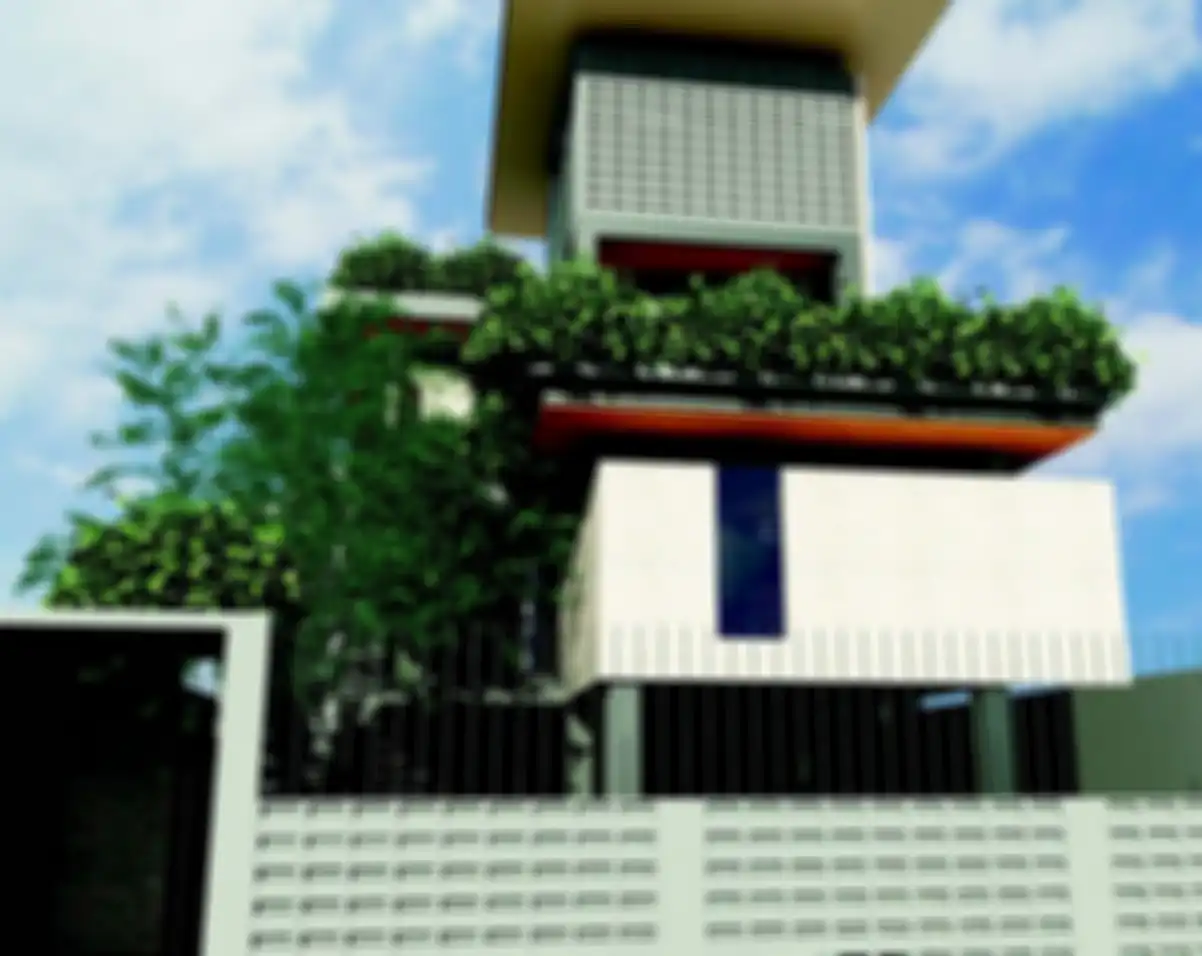 Desain rumah hadap barat menanam pohon rindang untuk halangi sinar matahari.