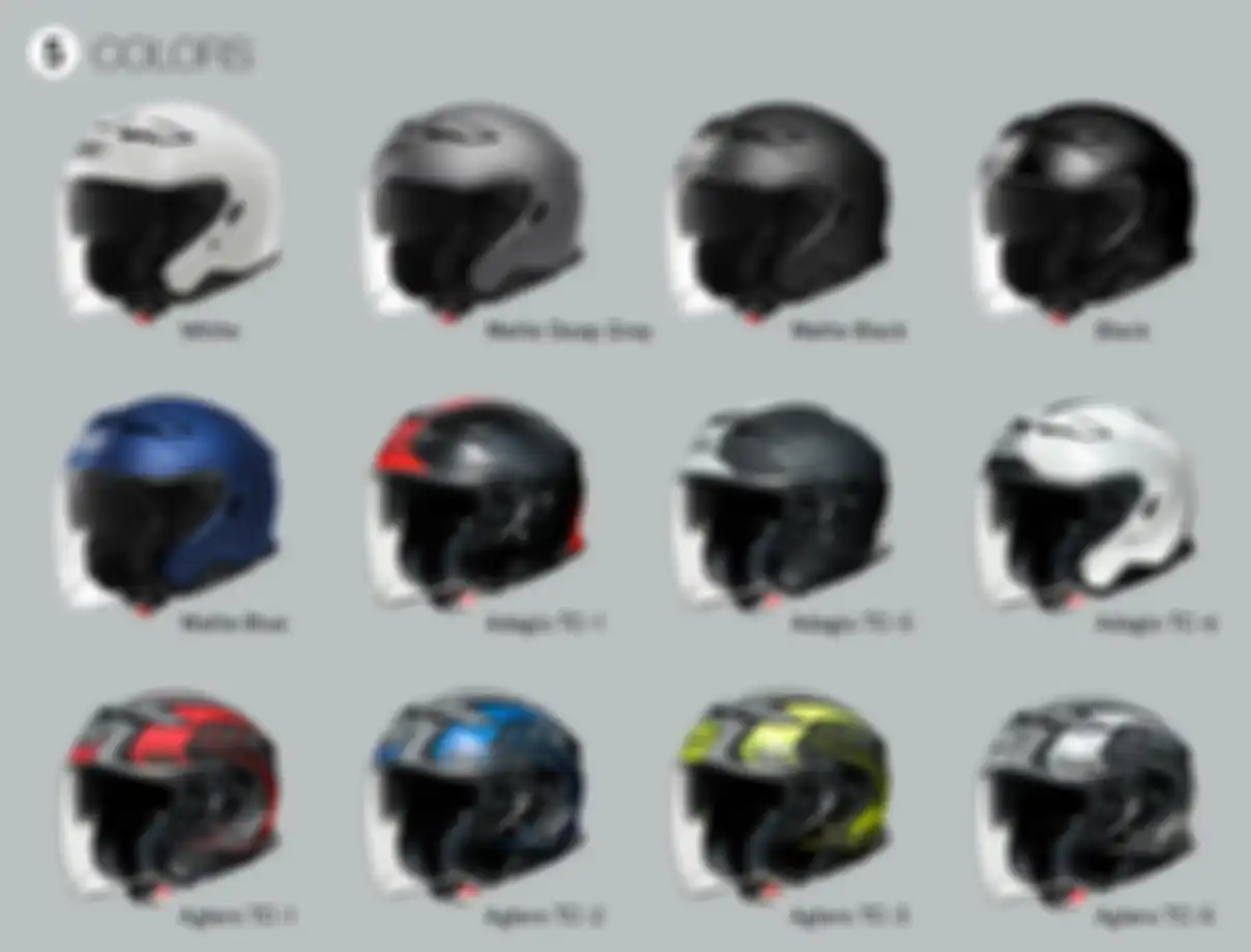 Pilihan warna Shoei J-Cruise II beragam