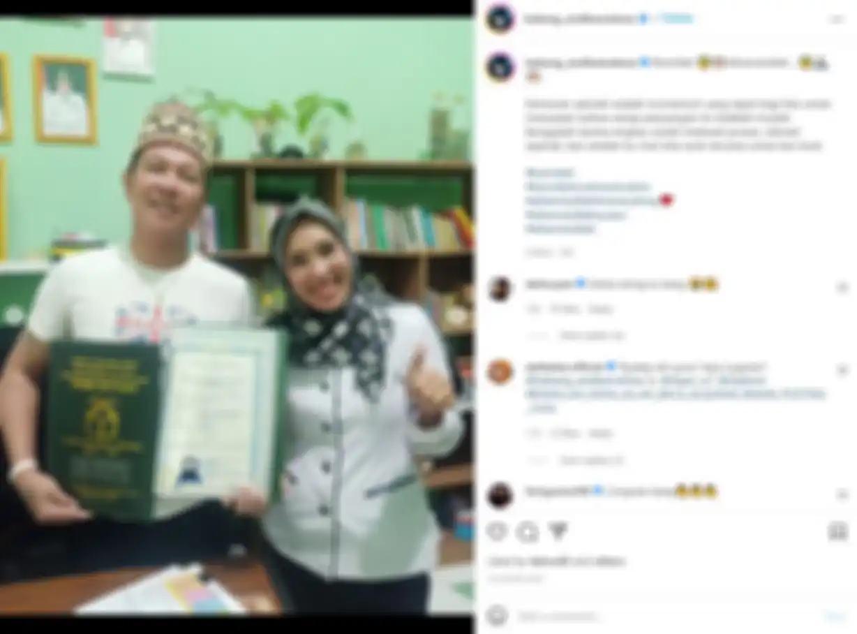 Andika Kangen Band telah lulus dari ujian Paket C setara SMA di PKBM Mutiara Bandar Lampung.