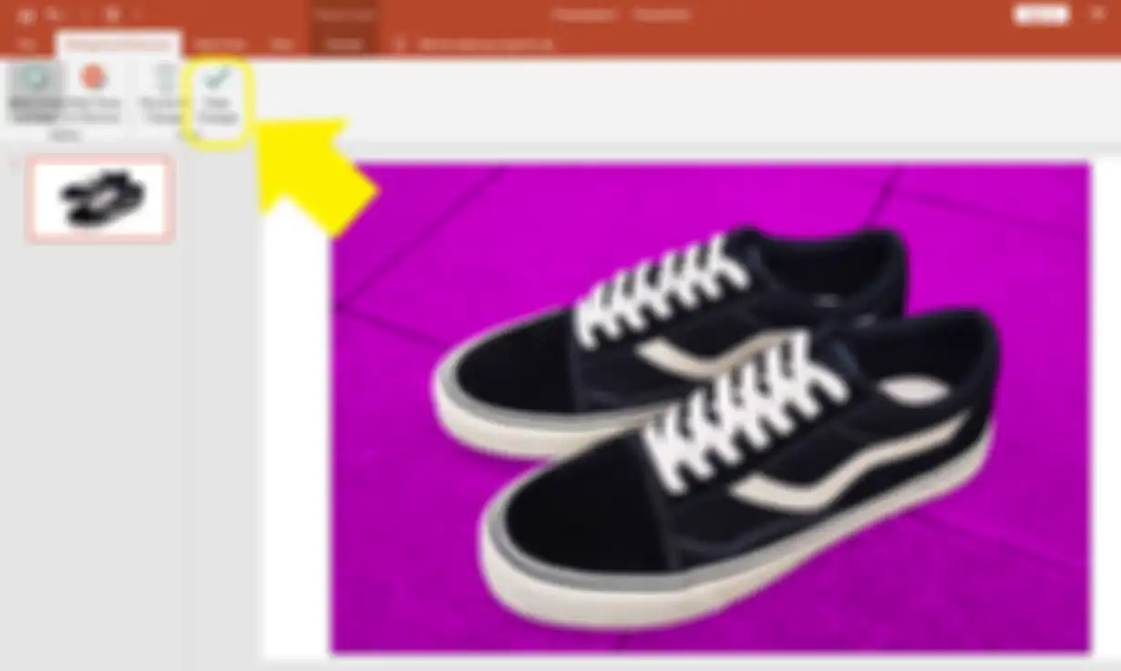 Pilihan Keep Changer di PowerPoint