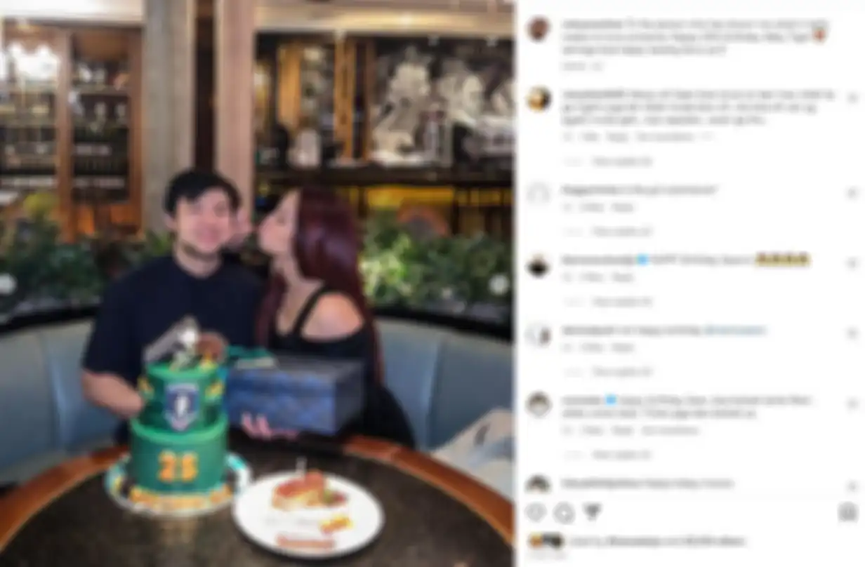 Momen Nicholas Sean dan kekasihnya
