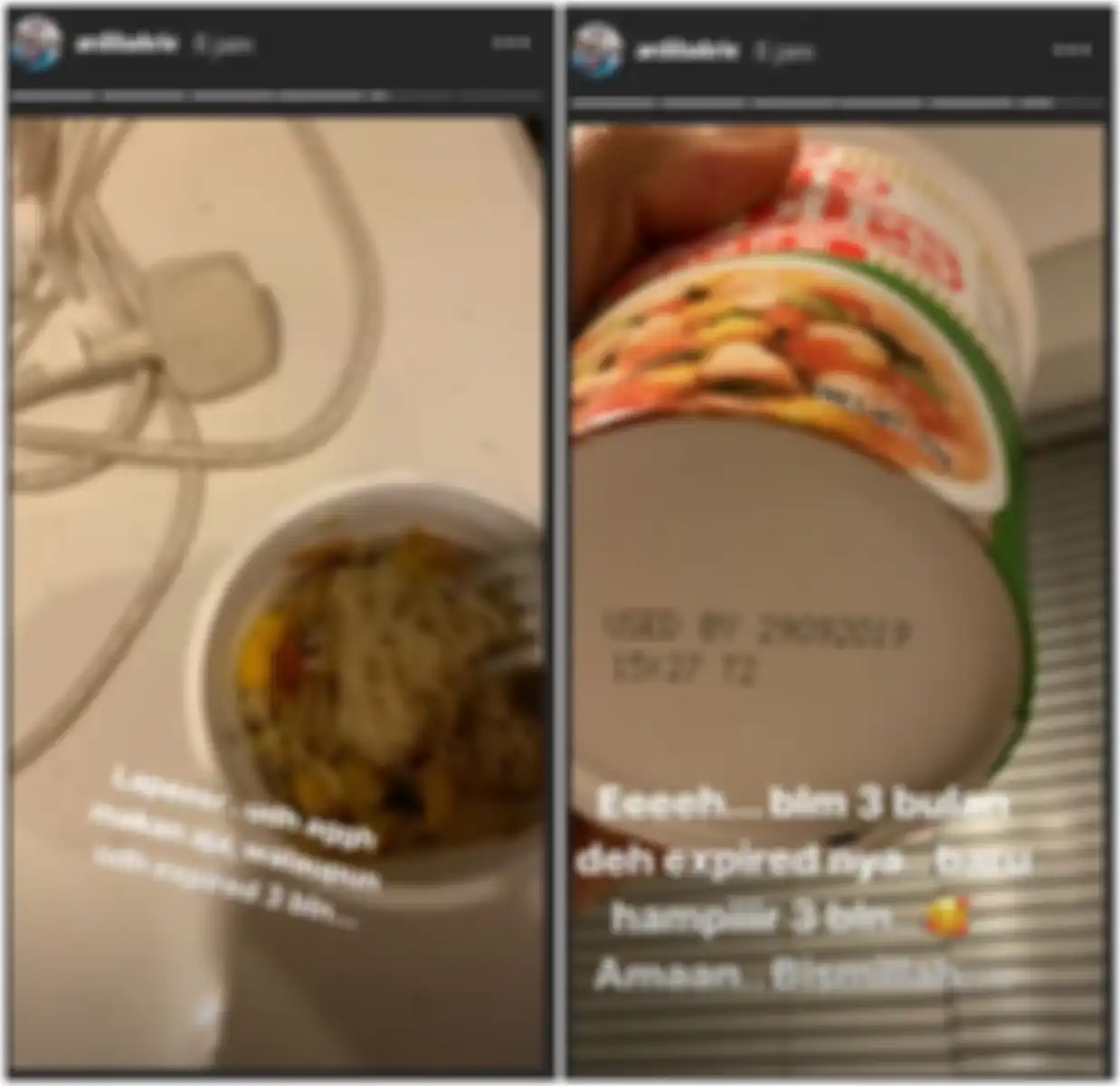 Ardi Bakrie makan makanan kedaluarsa