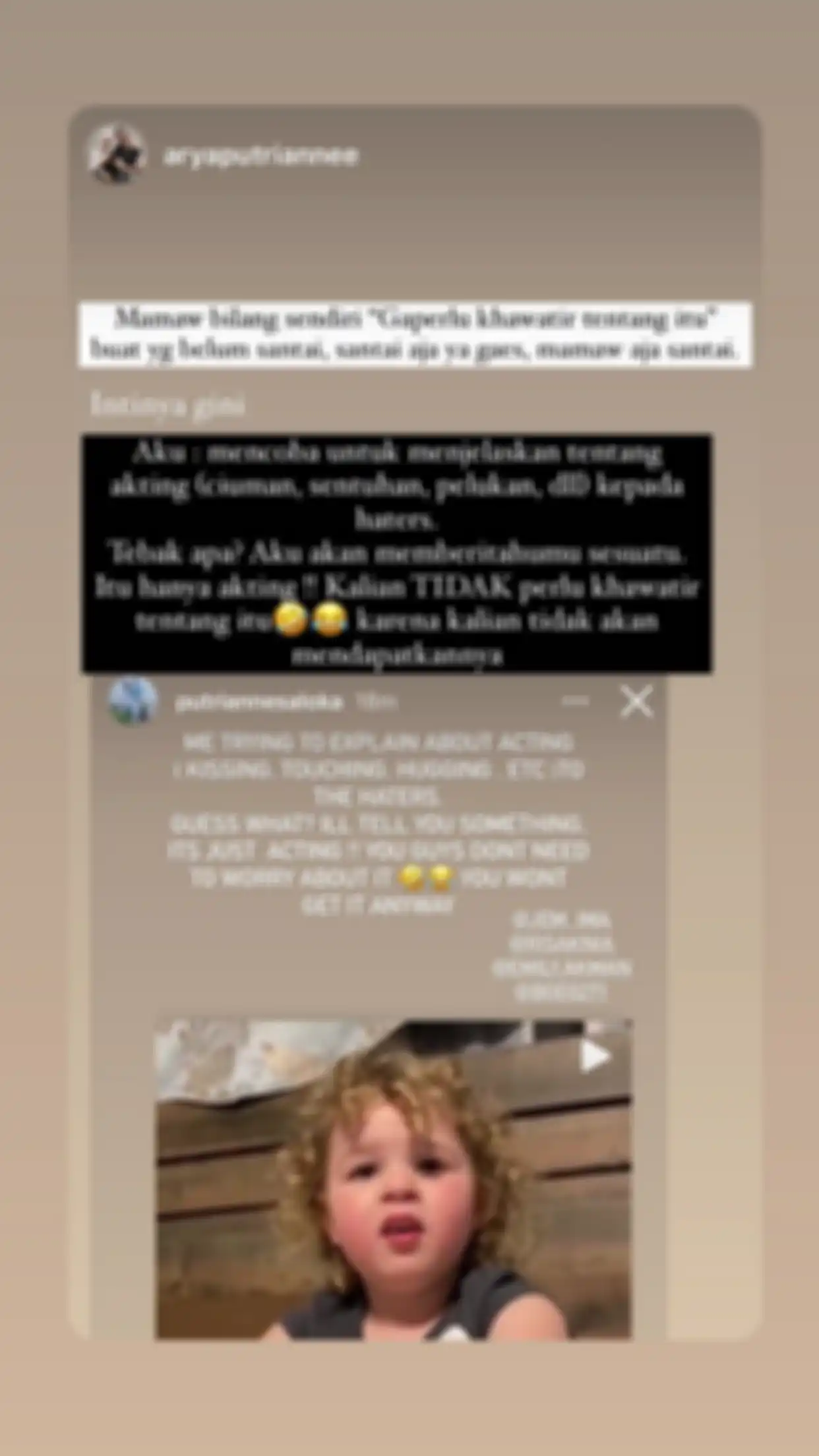Reaksi istri Arya Saloka, Putri Anne saat disuruh cemburu dengan akting suaminya dan Amanda Manopo