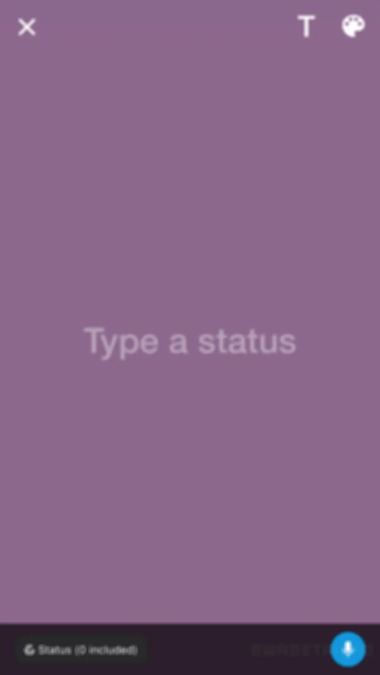 Fitur update status Whatsapp menggunakan audio
