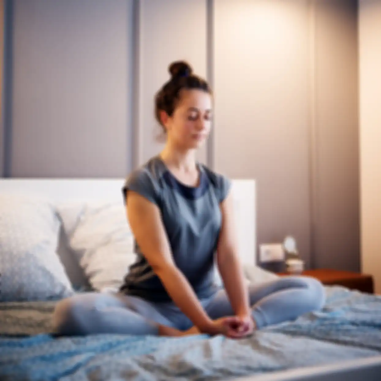 Stretching kaki sebelum tidur