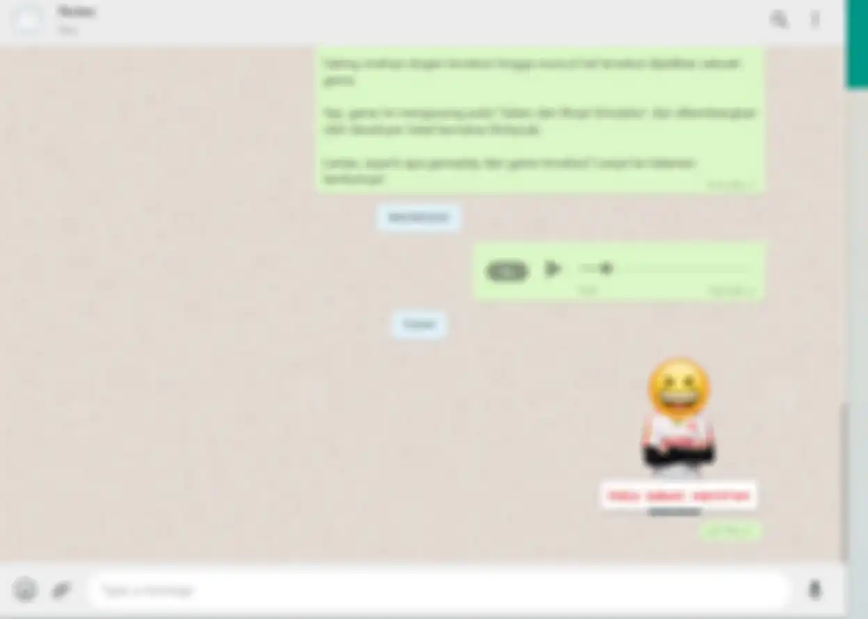 Cara membuat stiker WhatsApp tanpa aplikasi tambahan.