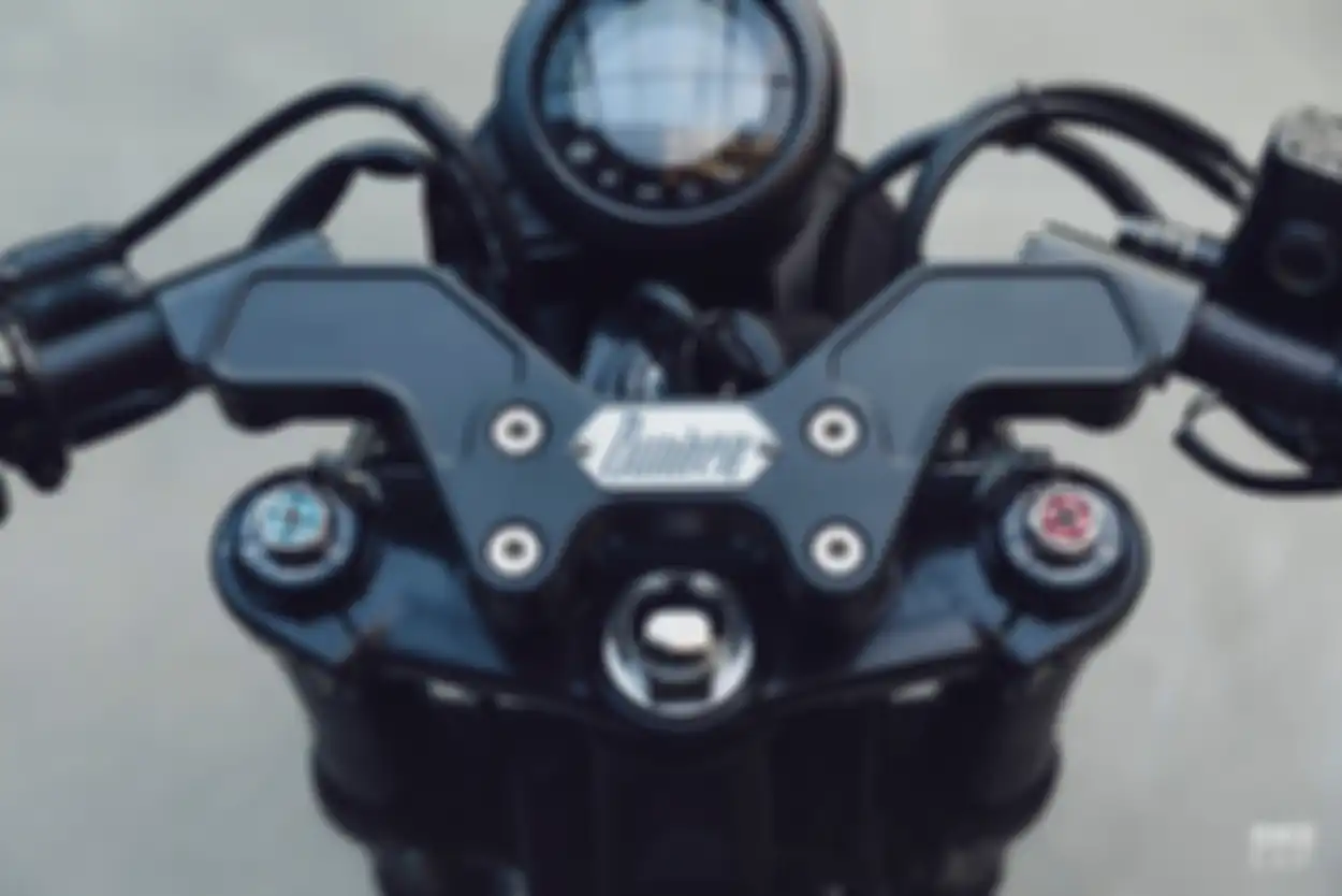 Bagian kokpit Honda Monkey 125 garapan Bunker Custom.