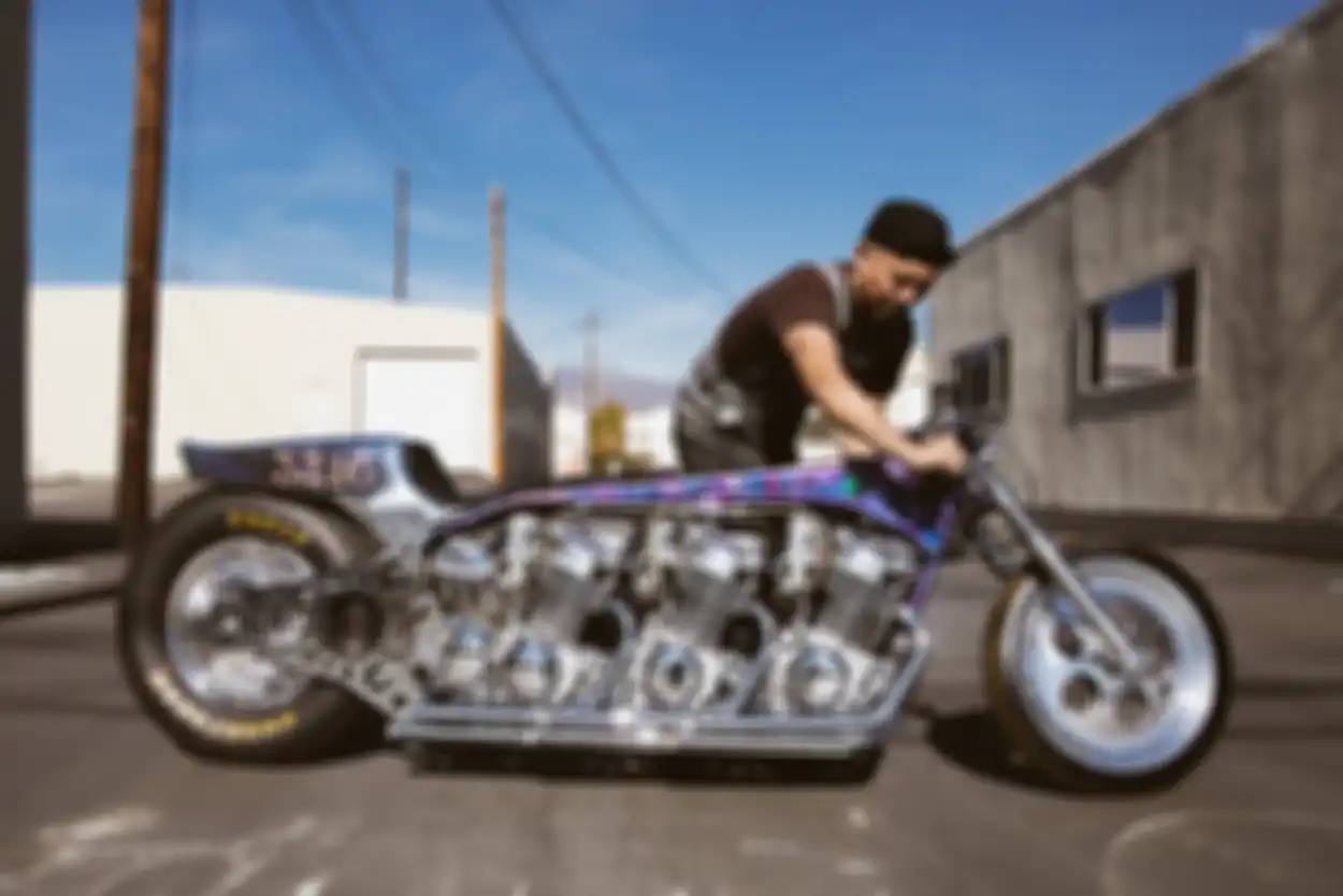 Motor custom bernama Galaxy ini digarap Mitsuhiro 'Kiyo' Kiyonaga dari Kiyo's Garage