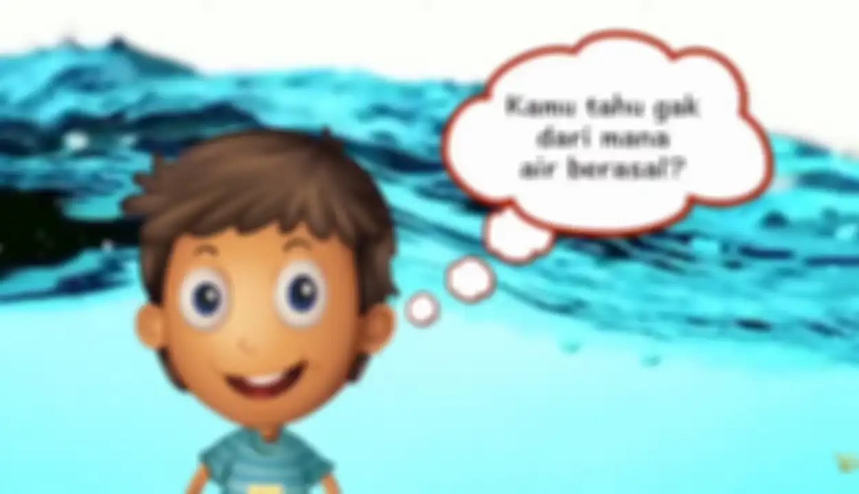 Tangkapan layar tayangan Siklus Air TVRI.