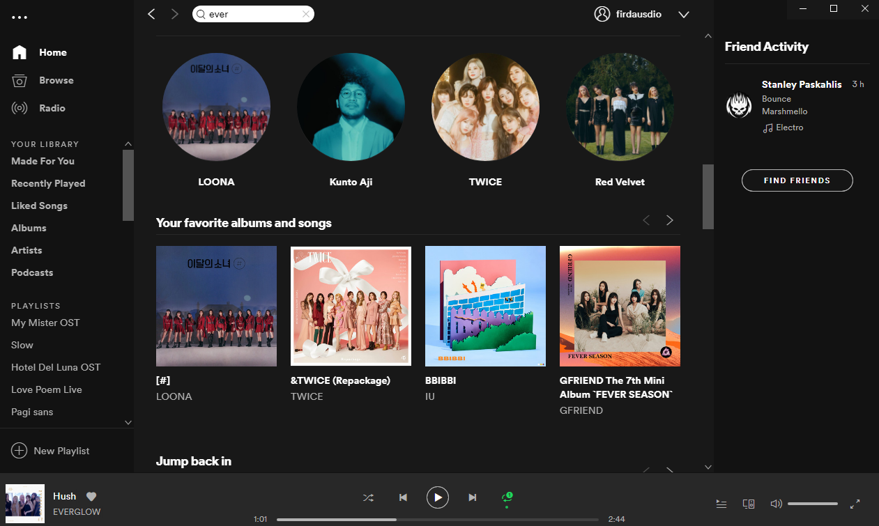 Ilustrasi streaming musik