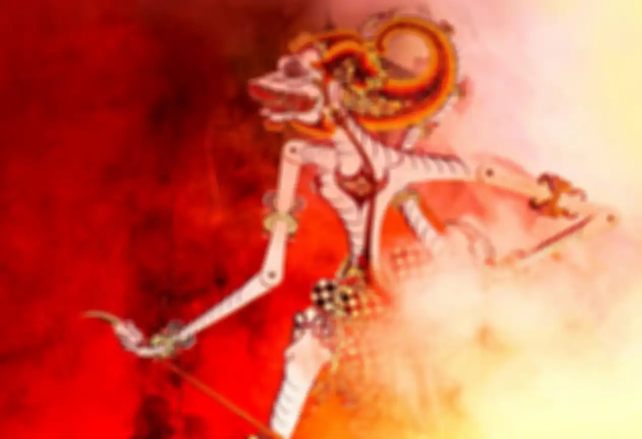Hanoman, salah satu karya fotografi Fauie Helmy dalam pameran Dunia Semata Wayang di The Park Mall, Solo Baru, 6-7 November 2020.