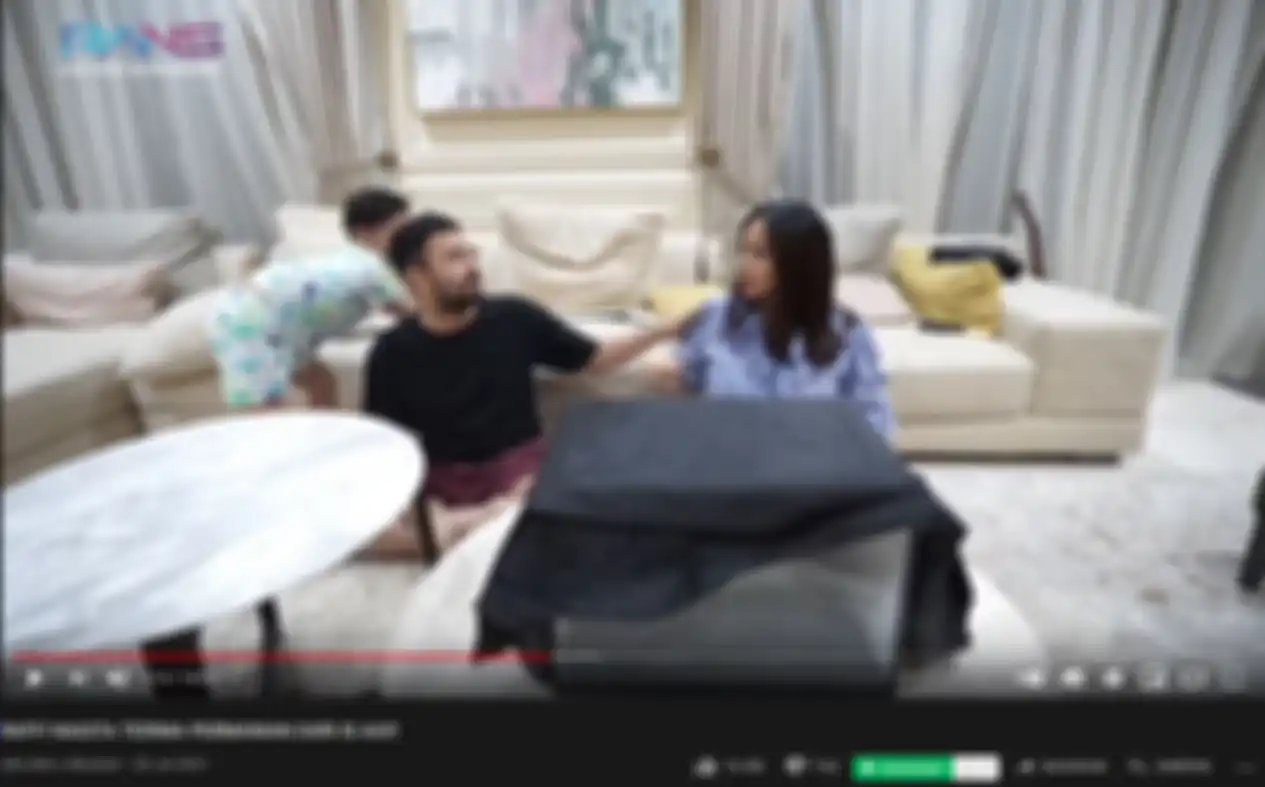 Raffi Ahmad meminta maaf pada Nagita Slavina atas kejahilannya