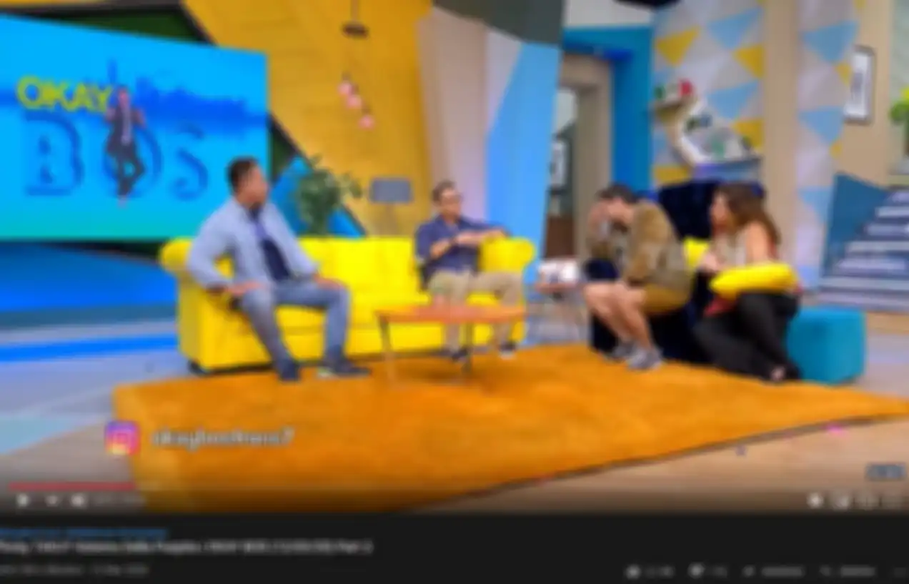 Ferry Maryadi saat jadi bintang tamu Okay Bos yang dipandu Raffi Ahmad