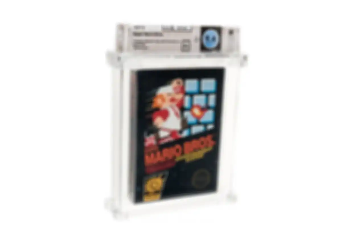 Game Super Mario Bros. yang laku terjual dalam lelang.