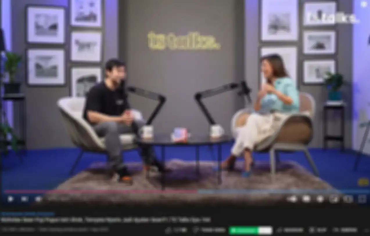Nicholas Sean saat hadi di youtube TS Media
