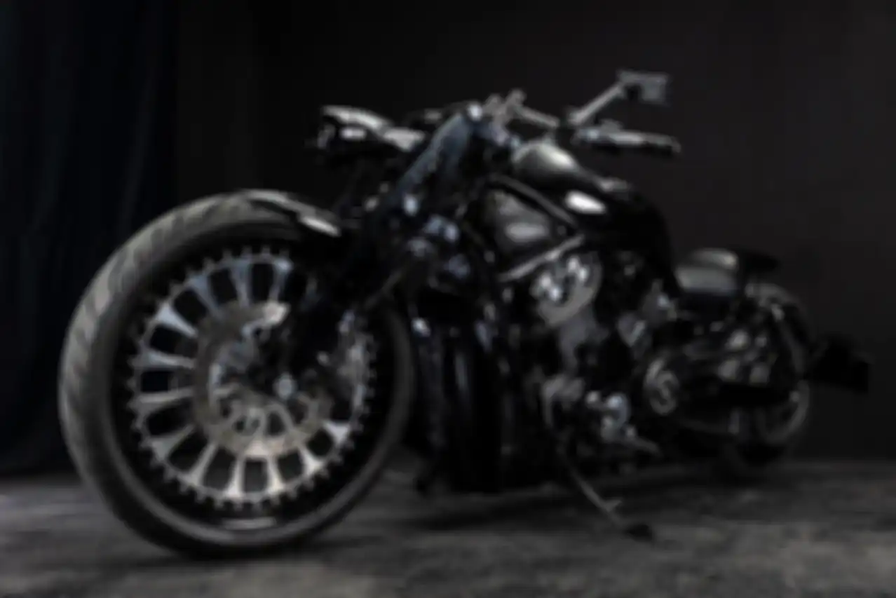 Tampak lain Harley-Davidson Night Rod milik seorang lady biker.