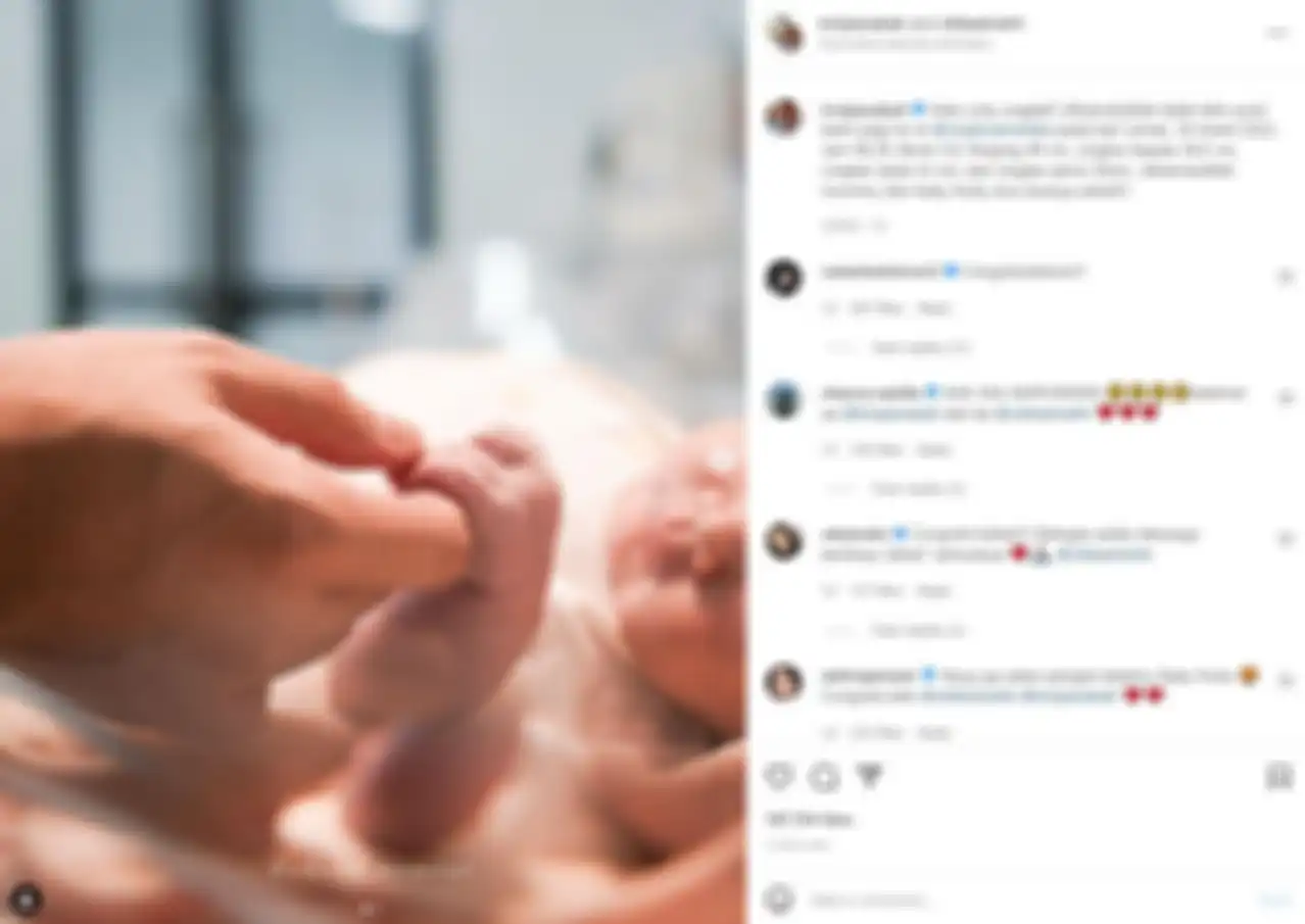  Potret anak pertama Siti Badriah dan Krisjiana.