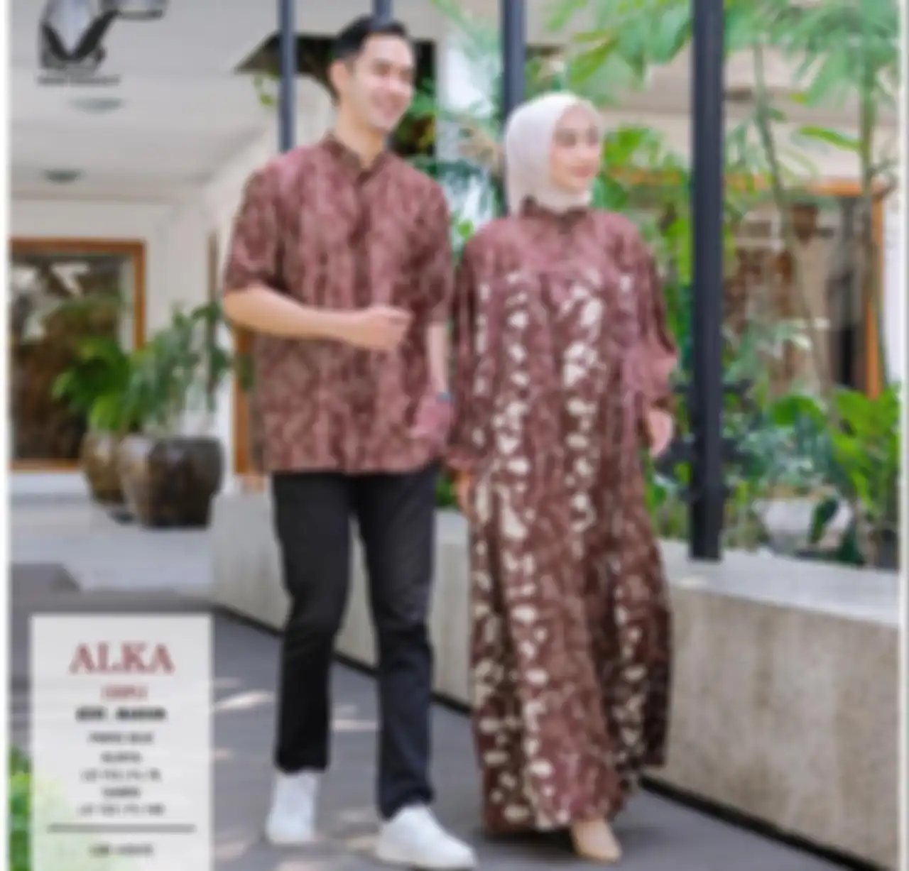 Baju lebaran couple 2024 di Shopee