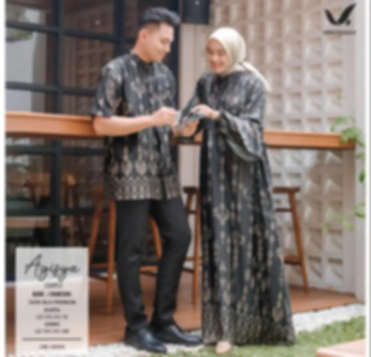 Baju lebaran couple 2024 di Shopee