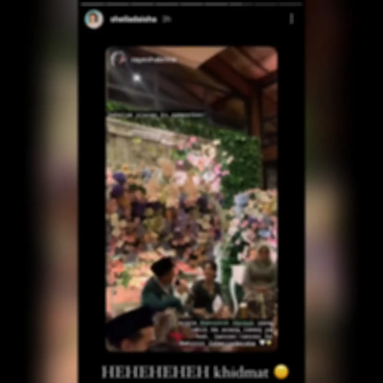 Momen upacara adat sebelum pernikahan Sheila dan Vidi