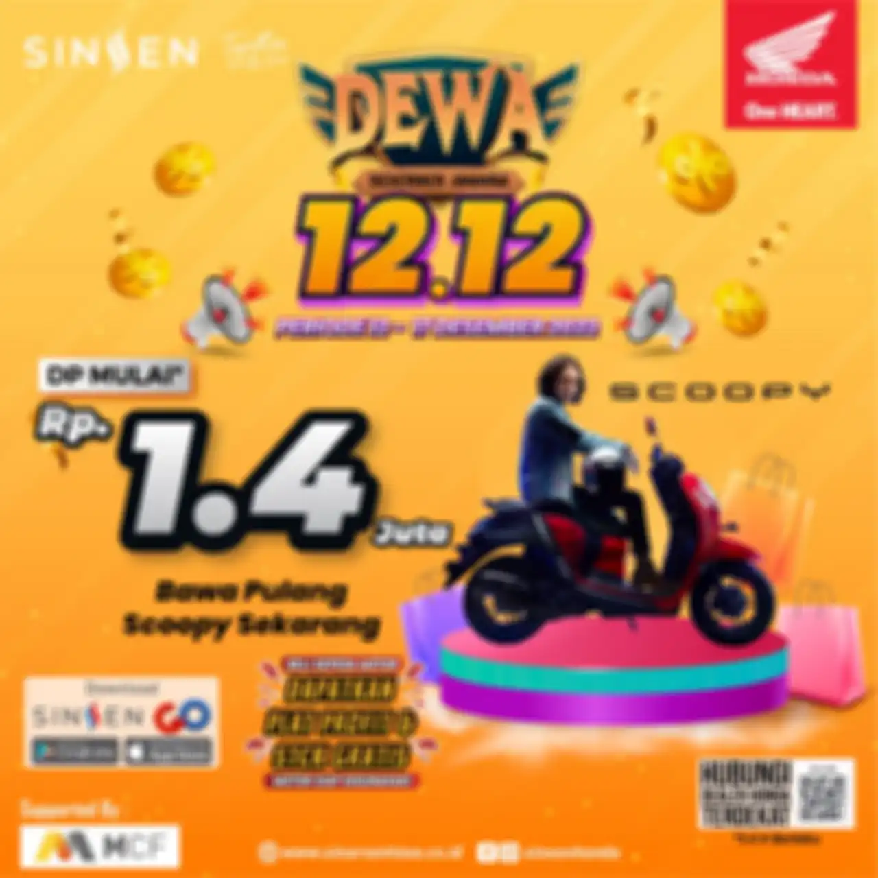 Promo Honda Scoopy DP murah untuk warga Jambi