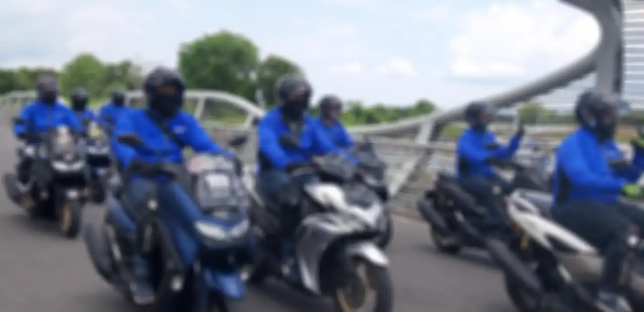 Touring menuju acara Yamaha Maxi Day 2022 di Gunung Ijen
