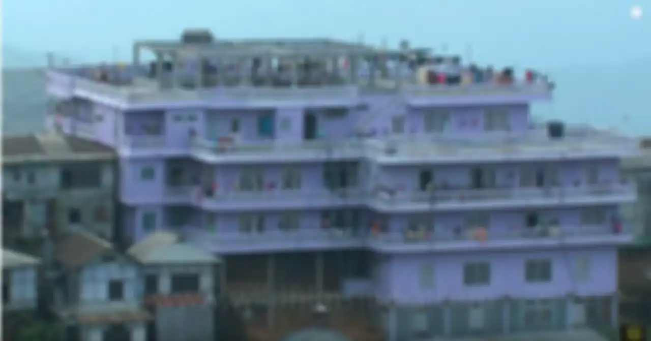 Rumah keluarga Ziona Chana di India