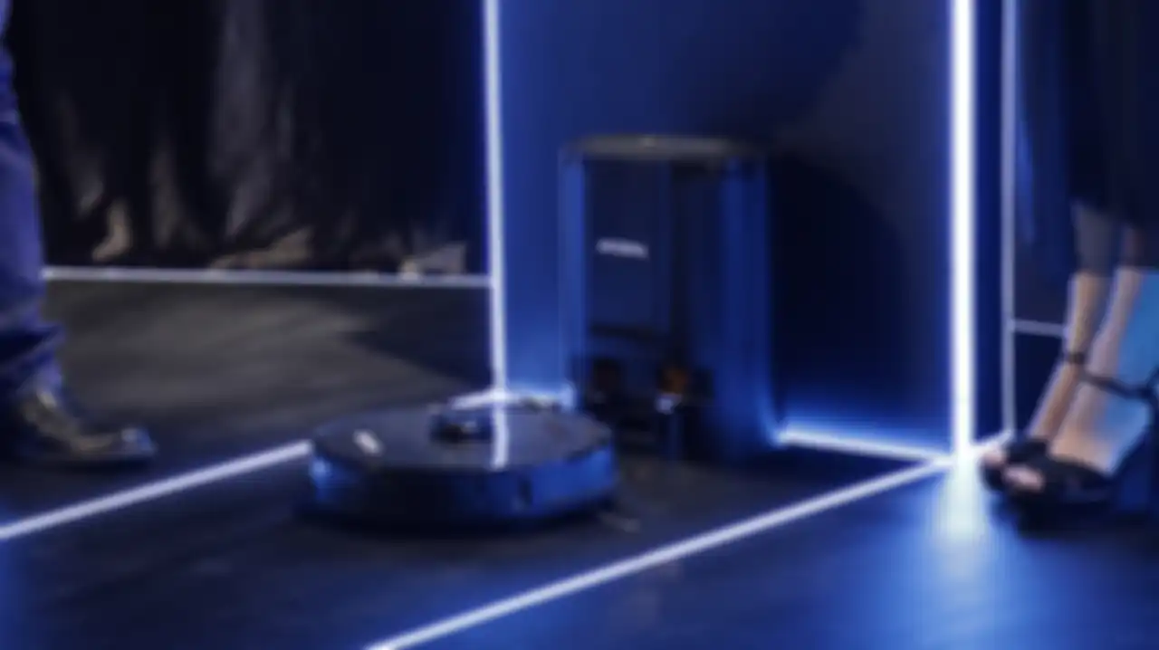 Robot vacum cleaner dengan inovasi IoT dengan sistem navigasi canggih.