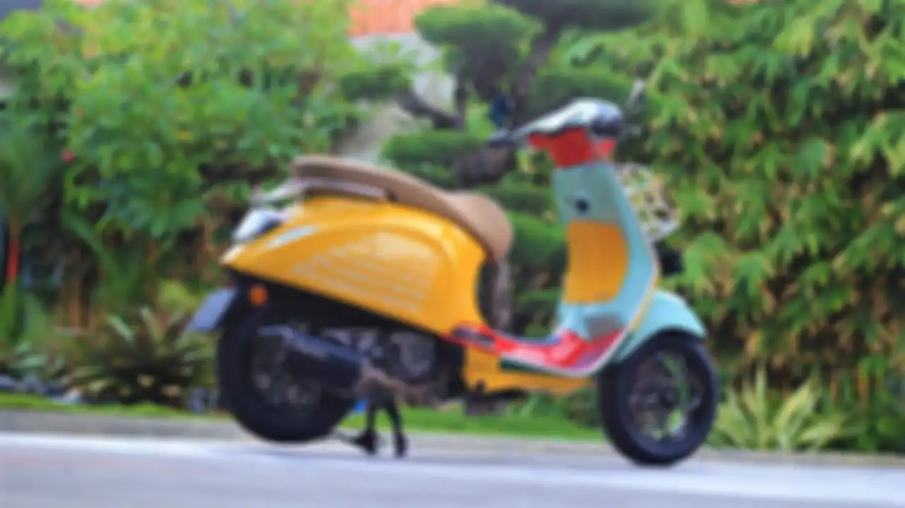 Modifikasi Vespa Primavera Sean Wotherspoon, sudah limited dimodifikasi oleh Boss Vespa