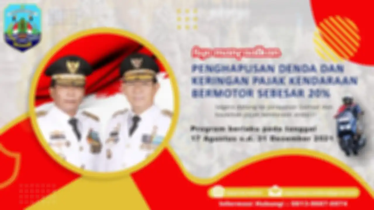 Dari bebas denda sampai diskon pajak kendaraan di Kalimantan Utara, berlaku sampai 31 Desember 2021.