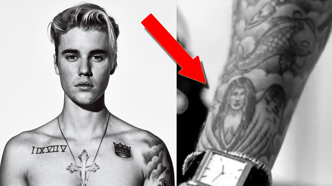 Tato Selena Gomez di tangan Bieber