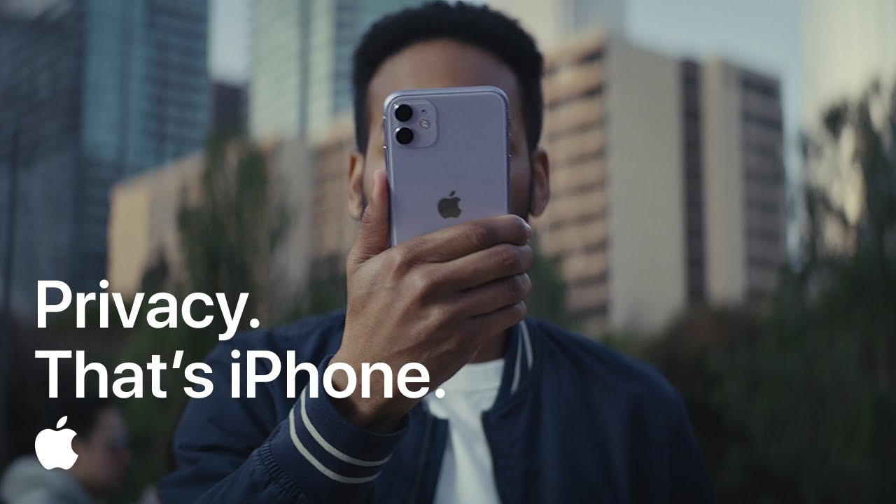 Ilustrasi privasi di iPhone