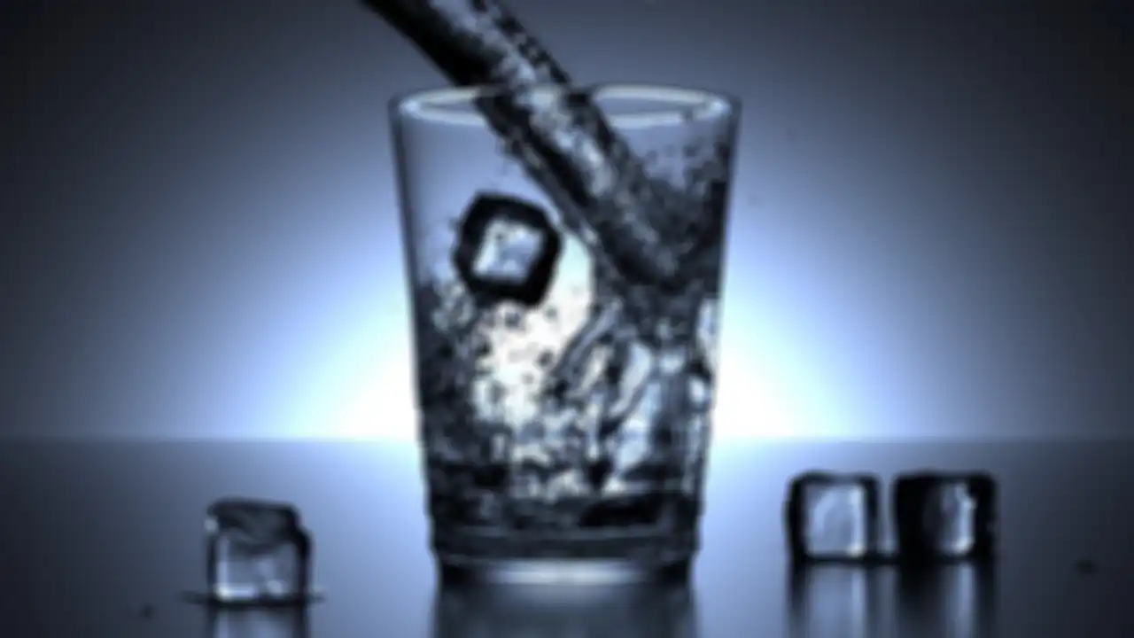 Minum air dingin