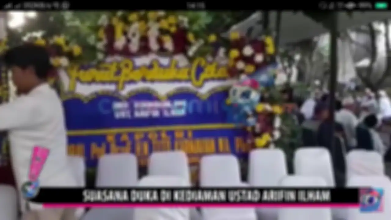 Rumah duka Ustaz Arifin Ilham 