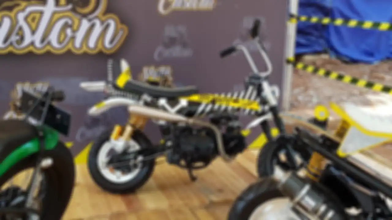 Honda Zoomer custom basis dari Astrea buatan Katros Garage milik Gibran