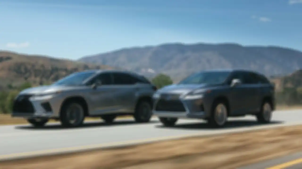 Contoh model Lexus dari seri RX untuk tahun 2020