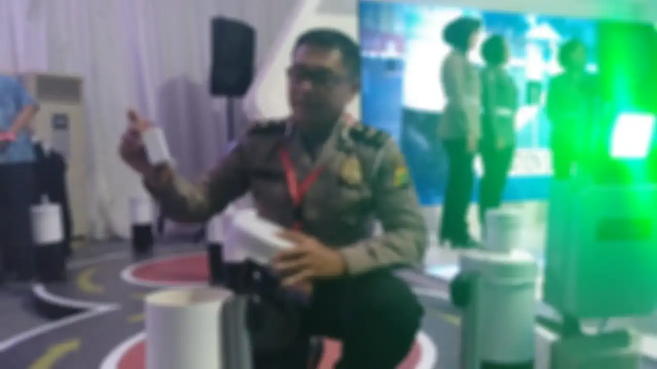 Sensor didalam patok ujar Iptu Hermanto Satpas SIM Polda Metro Jaya 