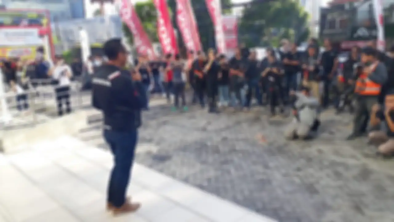 Briefing sebelum turing, total ada 36 peserta yang akan mengikuti gelaran turing Honda PCX di Bali