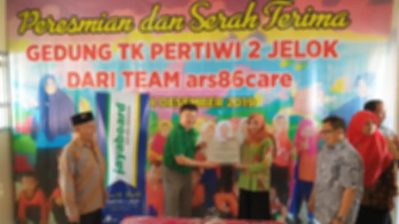 Serah terima TK Pertiwi 2 Jelok dan TK Pertiwi Tegalrejo, Kabupaten Boyolali, Jawa Tengah
