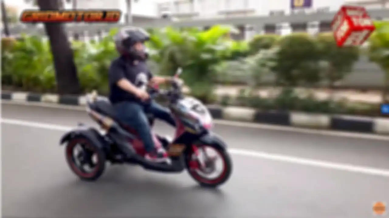 Motor komunitas difabel dimodifikasi roda tiga