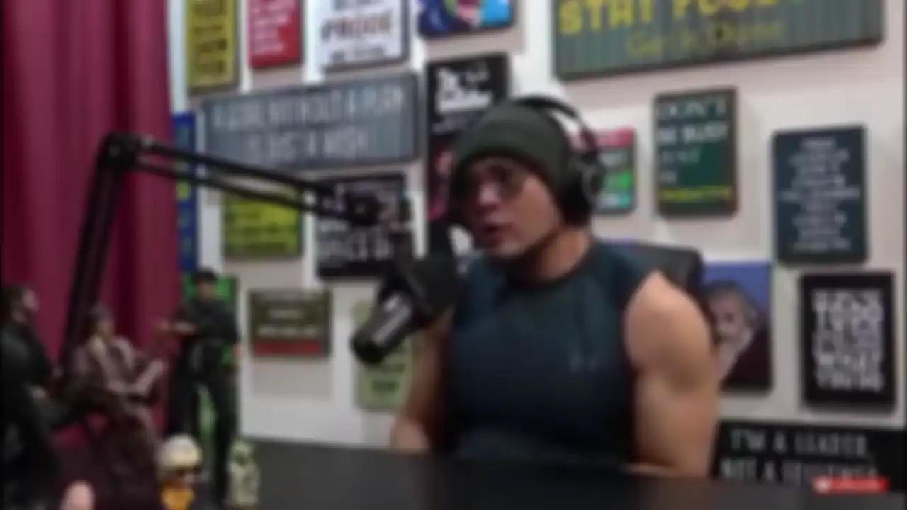 Deddy Corbuzier saat mengisi konten kanal YouTube nya