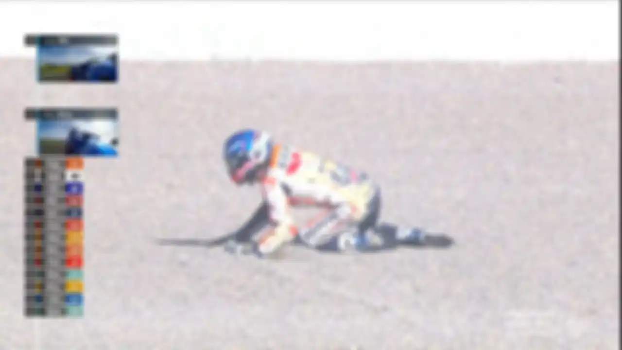 Alex Marquex crash di MotoGP Eropa 2020