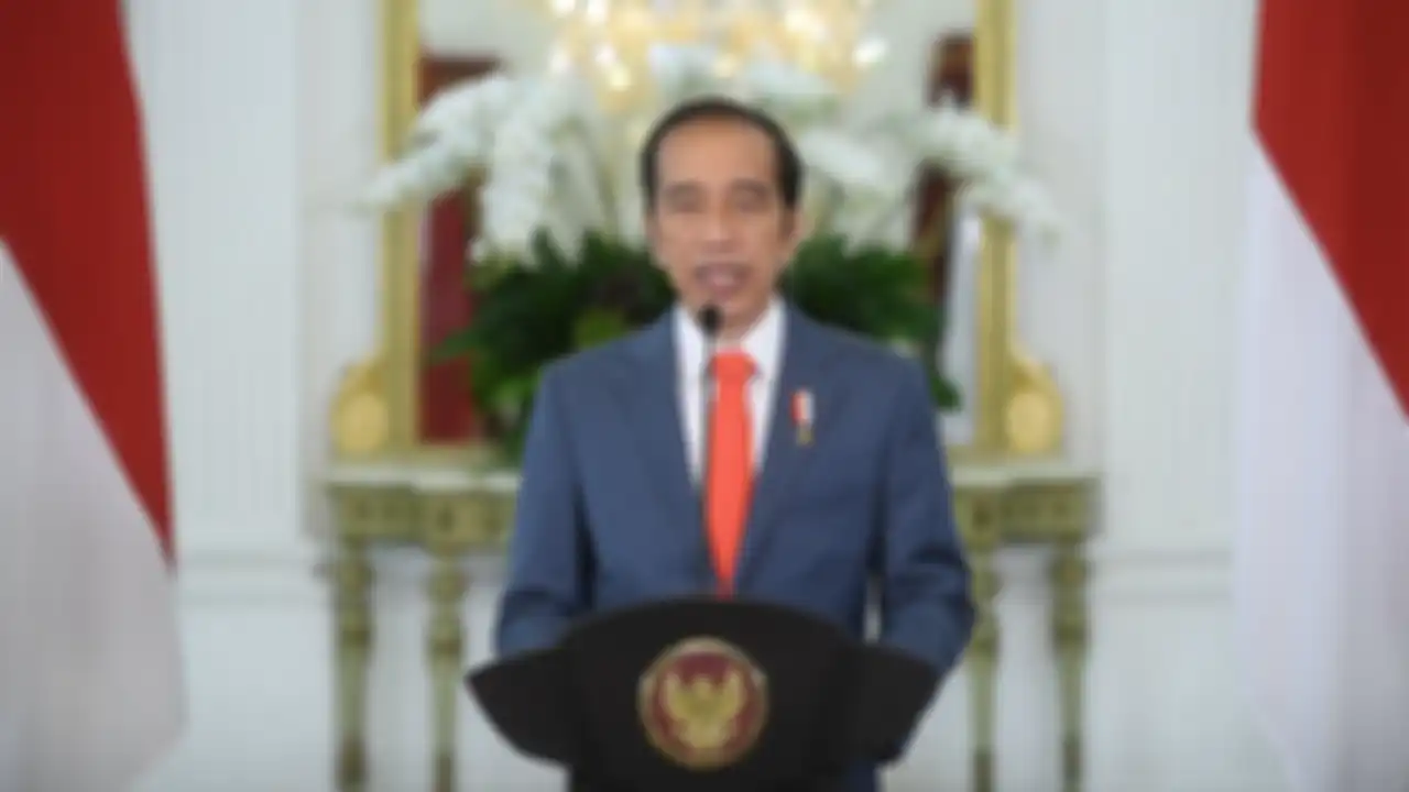 Presiden Jokowi memberikan sambutan virtual dalam Konferensi Tingkat Tinggi Climate Adaptation Summit (KTT CAS) 2021, Senin (25/01/2021).