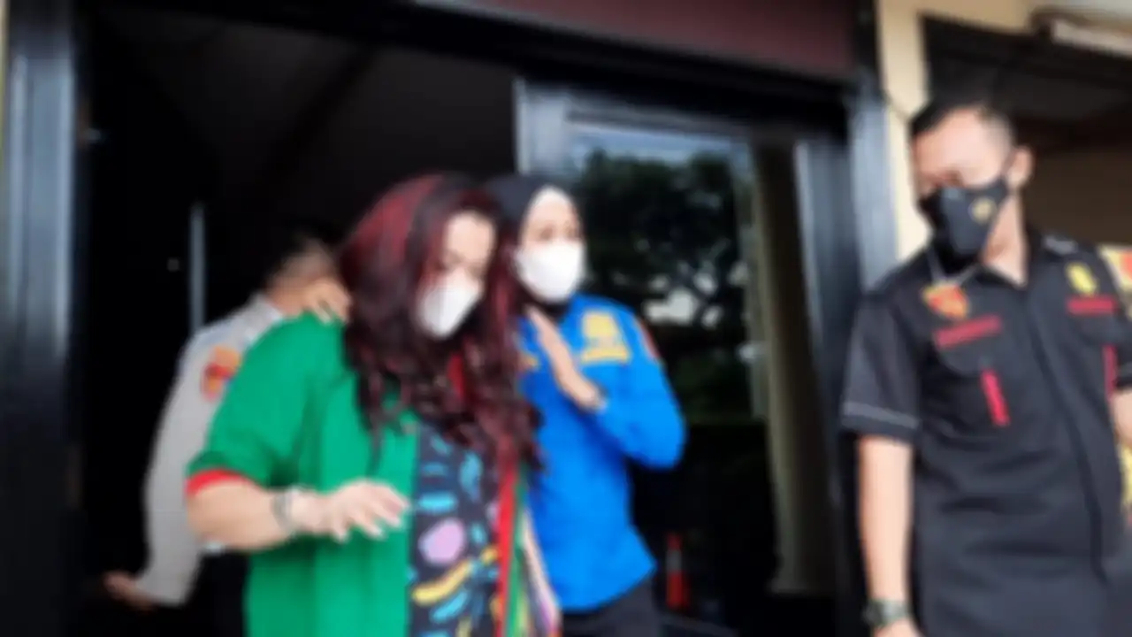 Jennifer Jill saat dijumpai Grid.ID di Polres Metro Jakarta Barat, Kamis (18/2/2021). 