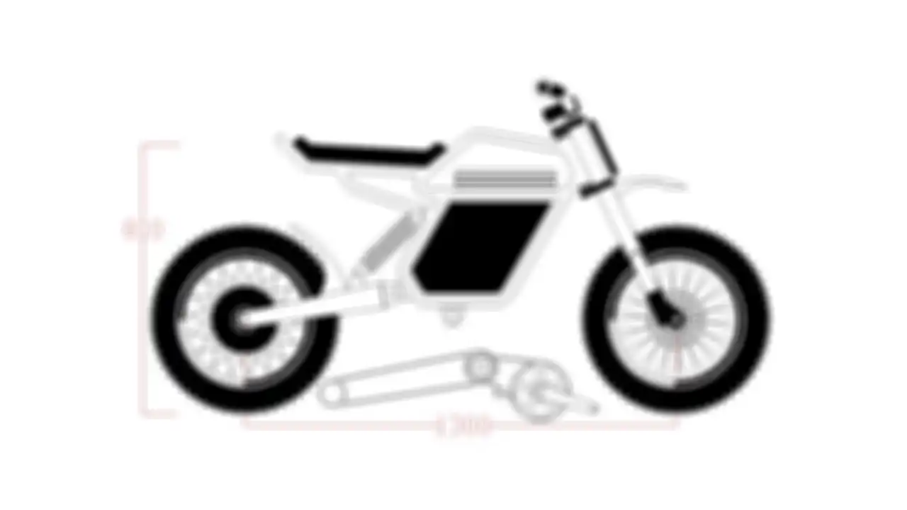 Model motor listrik 2 in 1 garapan Le-Bui bergaya ala scrambler.