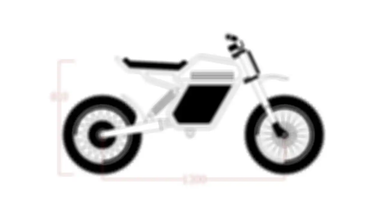 Model motor listrik 2 in 1 garapan Le-Bui bergaya ala scrambler.