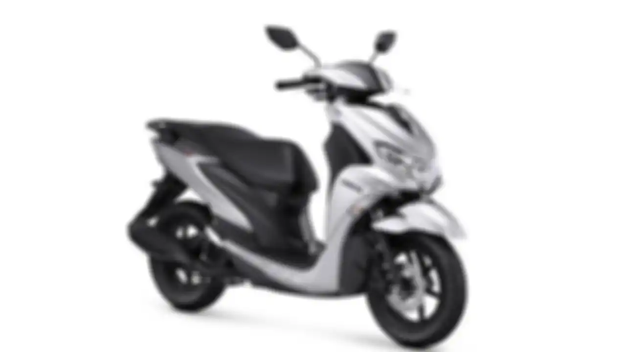 Ilustrasi. Yamaha FreeGo warna Prestige Silver.