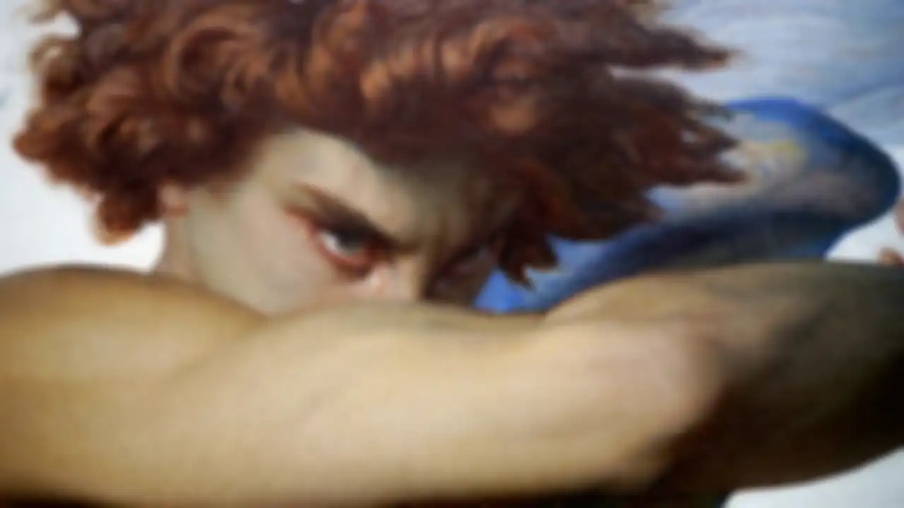 Lukisan Lucifer 'Fallen Angel,' Alexandre Cabanel, 1868 