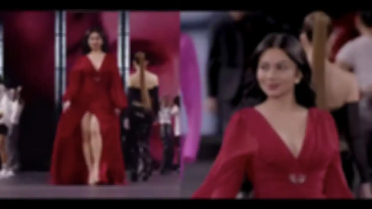 Ariel Tatum di Le Défilé L’Oréal Paris, Paris Fashion Week 2023.