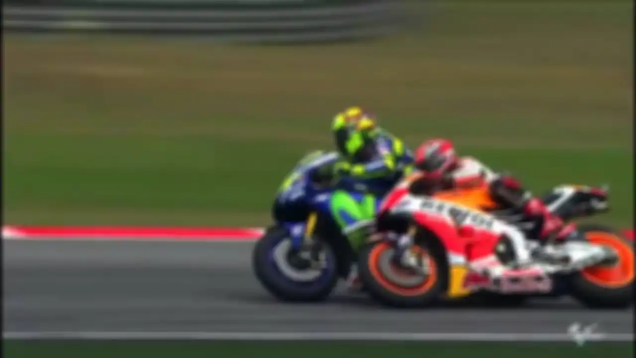 Sepang Clash 2015, Marc Marquez dan Valentino Rossi